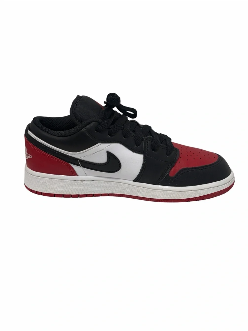 Nike Air Jordon Low 1 “Bred Toe 2.0” Boy’s Sneakers - Brand New - Size 4.5